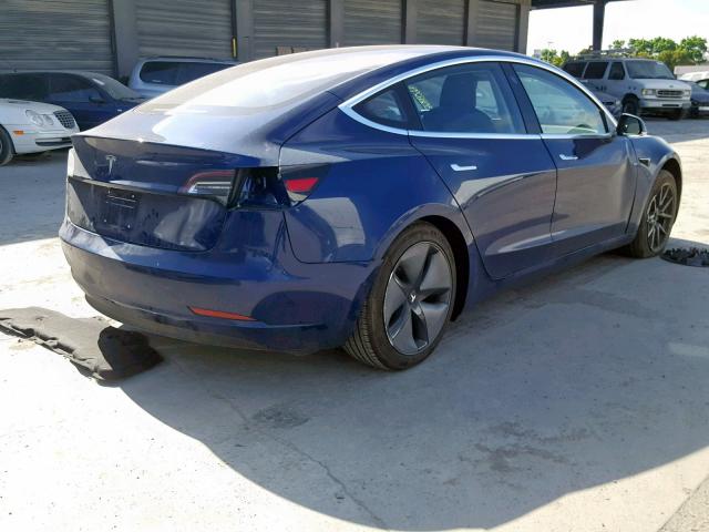 5YJ3E1EAXJF037534 - 2018 TESLA MODEL 3 BLUE photo 6