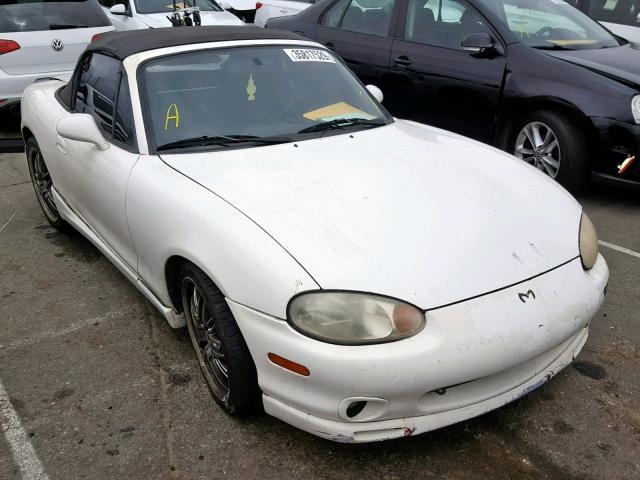 JM1NB3537Y0144354 - 2000 MAZDA MX-5 MIATA WHITE photo 1