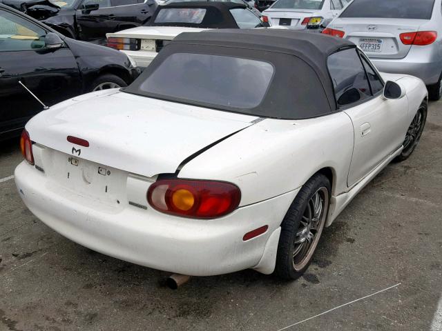 JM1NB3537Y0144354 - 2000 MAZDA MX-5 MIATA WHITE photo 4