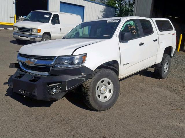 1GCGTBEN2K1103262 - 2019 CHEVROLET COLORADO WHITE photo 2