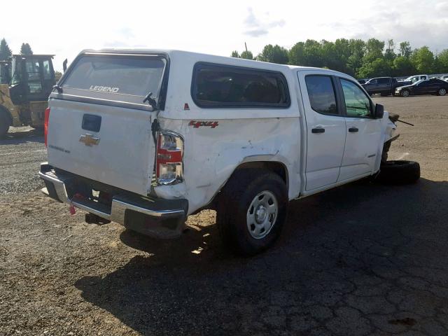 1GCGTBEN2K1103262 - 2019 CHEVROLET COLORADO WHITE photo 4