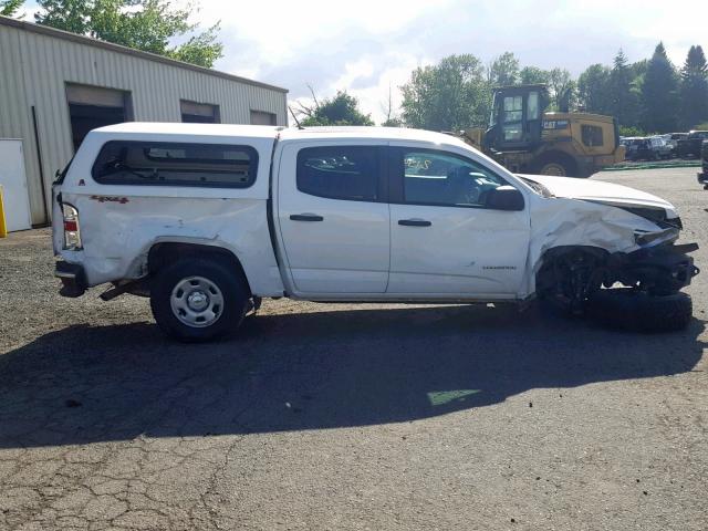 1GCGTBEN2K1103262 - 2019 CHEVROLET COLORADO WHITE photo 9