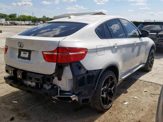 5UXFG8C5XBLZ96841 - 2011 BMW X6 XDRIVE5 WHITE photo 4