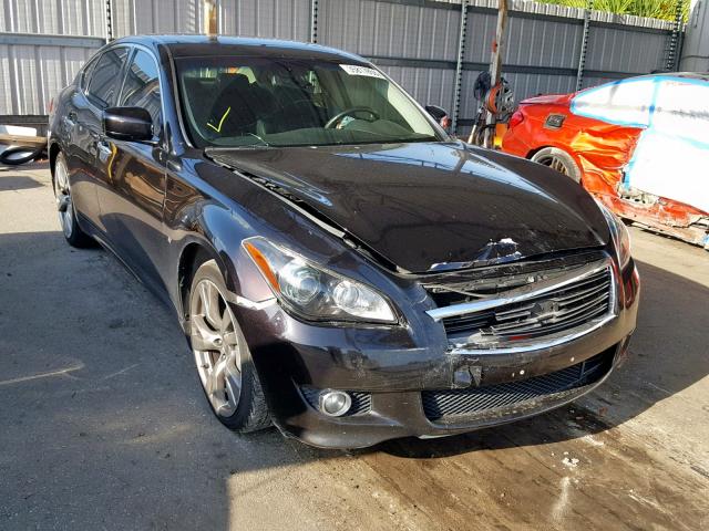 JN1BY1AP5BM322148 - 2011 INFINITI M37 BLACK photo 1