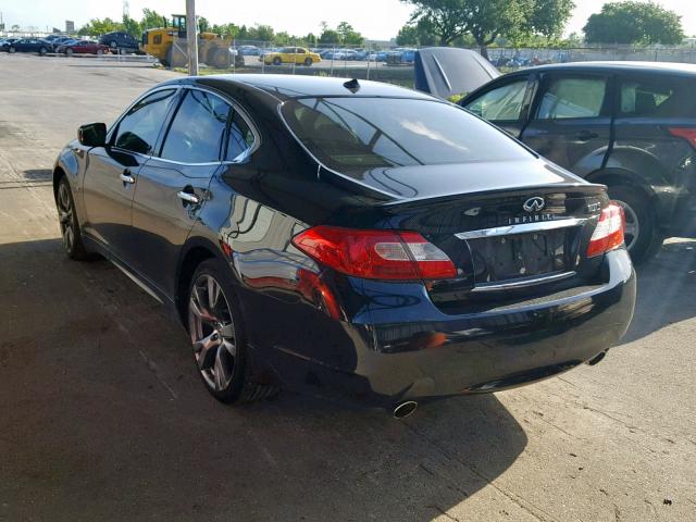 JN1BY1AP5BM322148 - 2011 INFINITI M37 BLACK photo 3