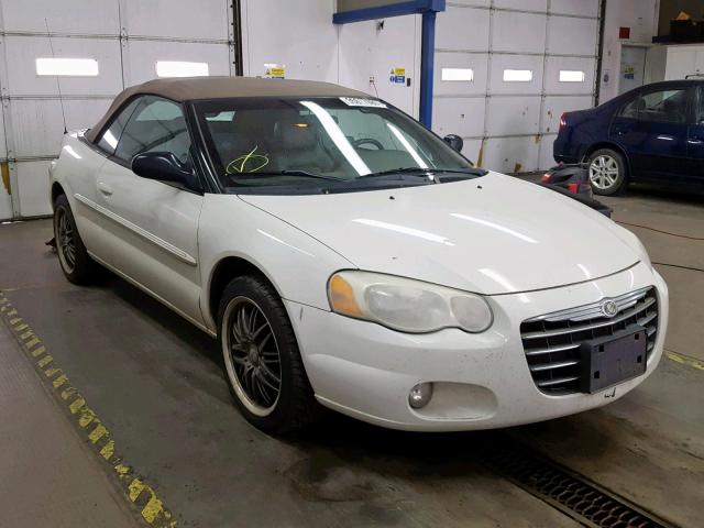 1C3EL55R06N259959 - 2006 CHRYSLER SEBRING TO WHITE photo 1