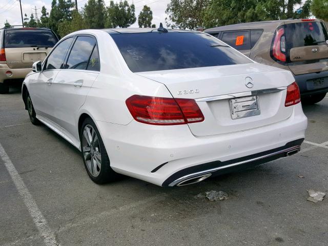 WDDHF5KB0EA790324 - 2014 MERCEDES-BENZ E 350 WHITE photo 3