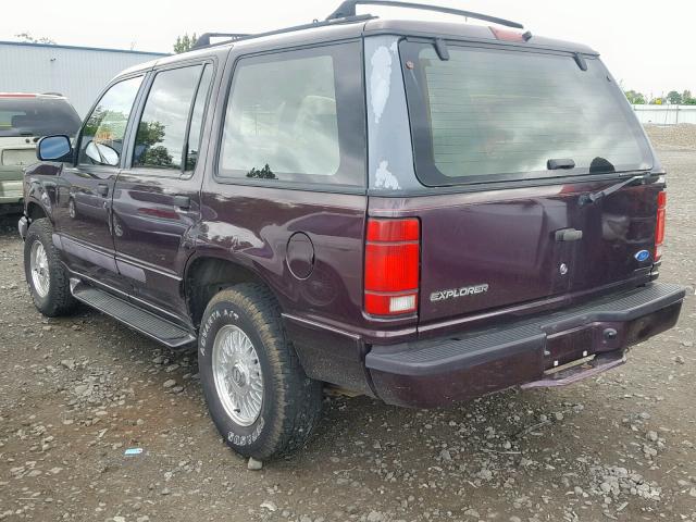 1FMDU34X7RUE51362 - 1994 FORD EXPLORER PURPLE photo 3