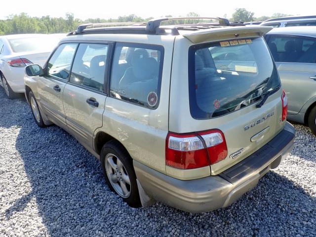 JF1SF65561H750834 - 2001 SUBARU FORESTER S GREEN photo 3