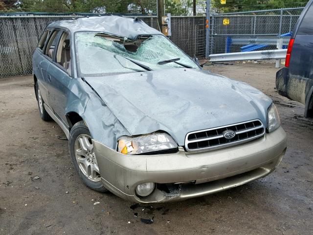 4S3BH665927652536 - 2002 SUBARU LEGACY OUT GREEN photo 1