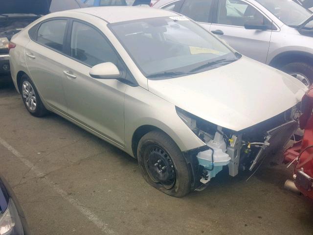 3KPC24A3XKE049840 - 2019 HYUNDAI ACCENT SE TAN photo 1