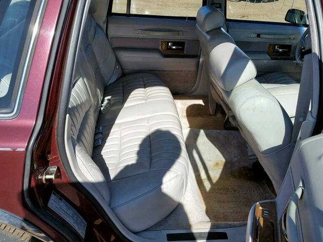 1LNCM81F5LY799195 - 1990 LINCOLN TOWN CAR MAROON photo 6