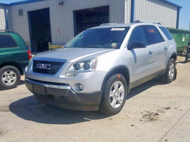 1GKLRLED7AJ206237 - 2010 GMC ACADIA SLE SILVER photo 2