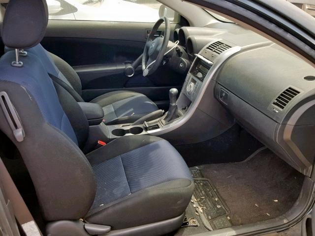 JTKDE177850047871 - 2005 TOYOTA SCION TC ნაცრისფერი ფოტო 5