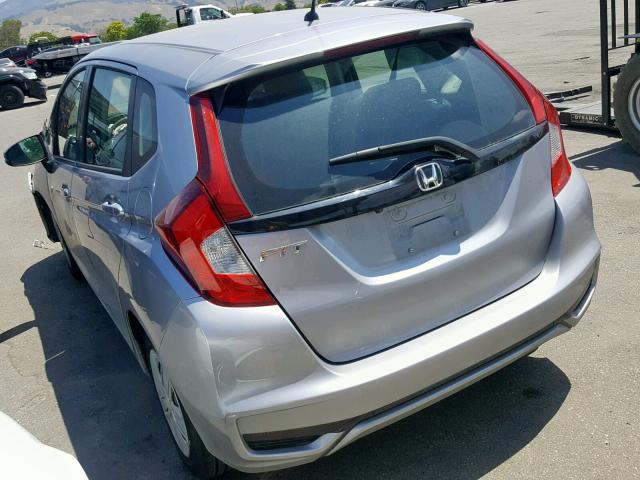 3HGGK5H46JM732582 - 2018 HONDA FIT LX SILVER photo 3