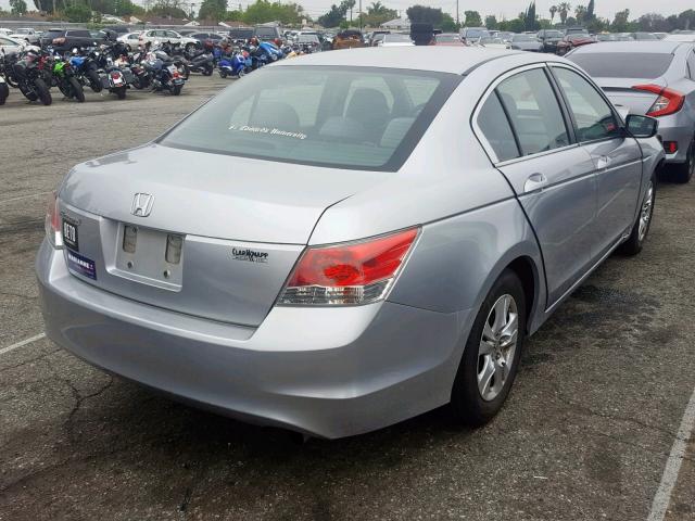 1HGCP26448A166009 - 2008 HONDA ACCORD LXP SILVER photo 4