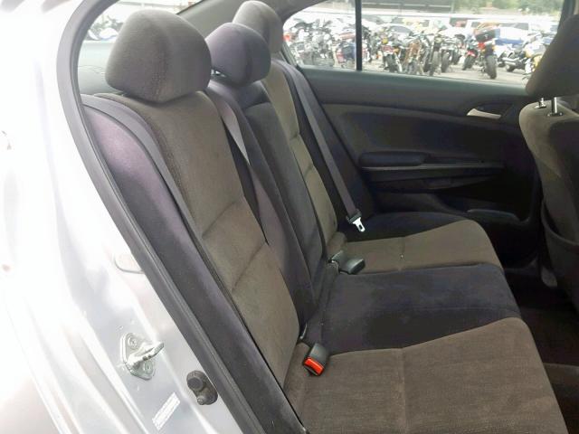 1HGCP26448A166009 - 2008 HONDA ACCORD LXP SILVER photo 6