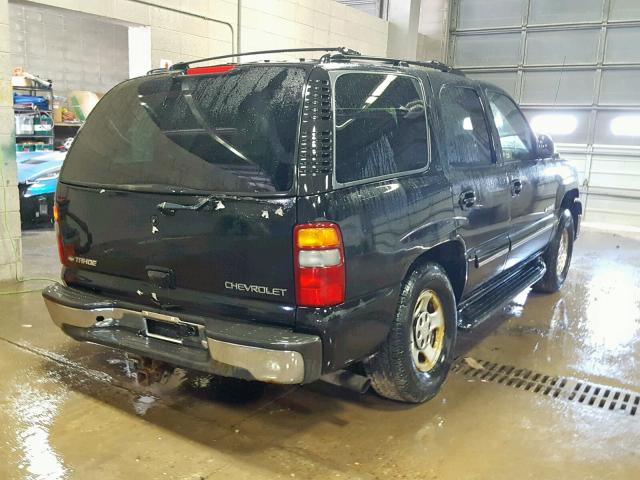 1GNEK13T6YJ168525 - 2000 CHEVROLET TAHOE K150 BLACK photo 4