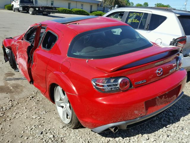 JM1FE17NX40128447 - 2004 MAZDA RX8 RED photo 3