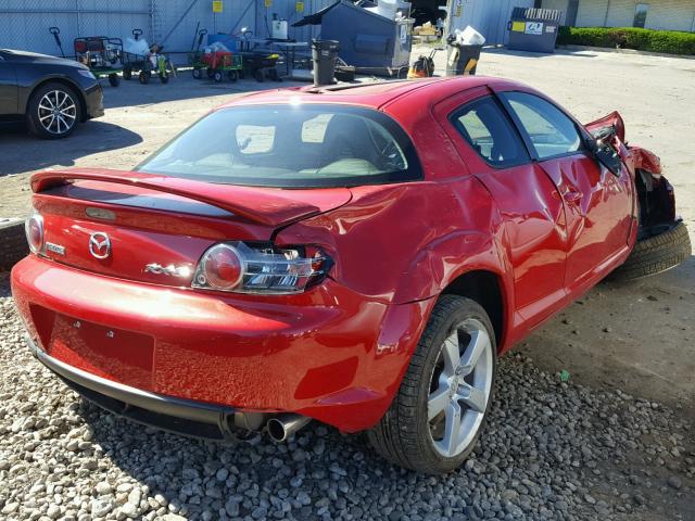 JM1FE17NX40128447 - 2004 MAZDA RX8 RED photo 4