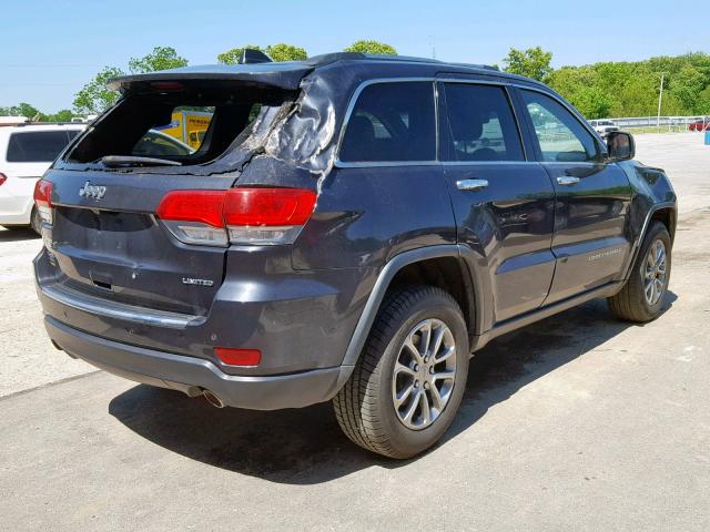 1C4RJFBG6EC557924 - 2014 JEEP GRAND CHER GRAY photo 4