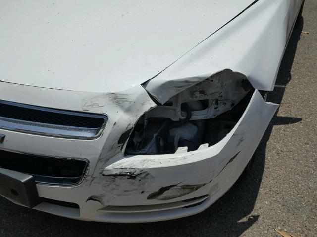 1G1ZC5EB3AF138810 - 2010 CHEVROLET MALIBU 1LT 白色 照片 9