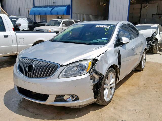 1G4PR5SK9C4221279 - 2012 BUICK VERANO CON SILVER photo 2