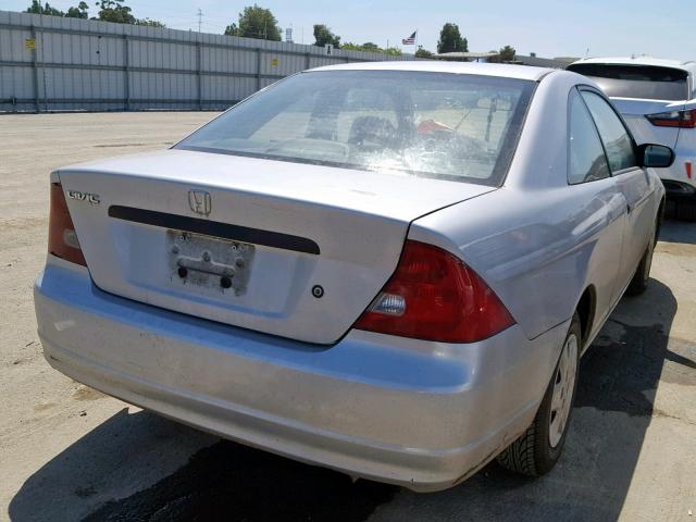 1HGEM21283L084286 - 2003 HONDA CIVIC DX SILVER photo 4