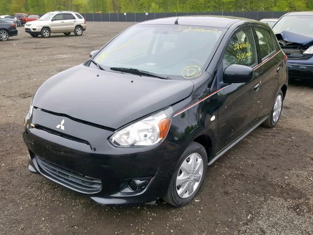 ML32A3HJ2EH016541 - 2014 MITSUBISHI MIRAGE DE BLACK photo 2