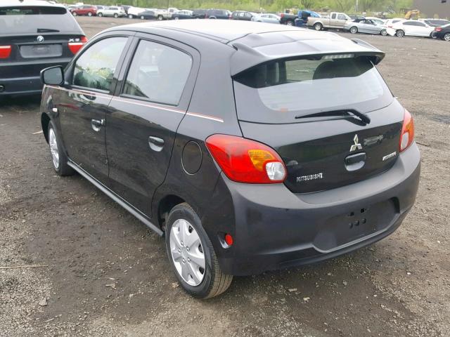 ML32A3HJ2EH016541 - 2014 MITSUBISHI MIRAGE DE BLACK photo 3