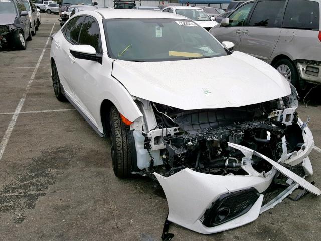 SHHFK7H43JU409552 - 2018 HONDA CIVIC SPOR WHITE photo 1