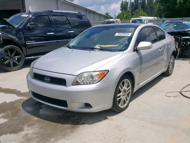 JTKDE177050046651 - 2005 TOYOTA SCION TC SILVER photo 2