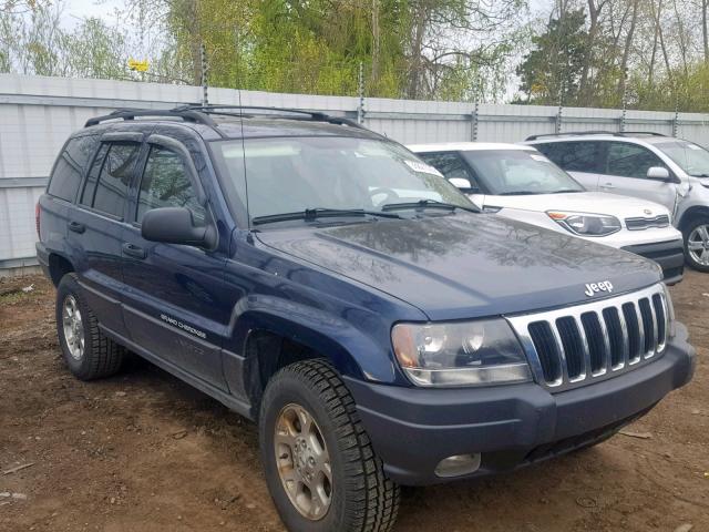 1J4GW48S03C510081 - 2003 JEEP GRAND CHER BLUE photo 1