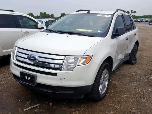 2FMDK36C79BB00103 - 2009 FORD EDGE SE WHITE photo 2