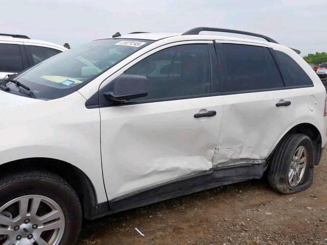 2FMDK36C79BB00103 - 2009 FORD EDGE SE WHITE photo 9