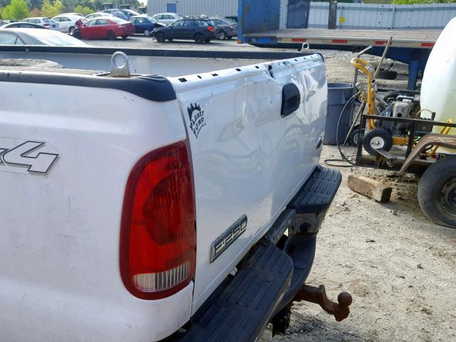 1FTNF21596EC18332 - 2006 FORD F250 SUPER WHITE photo 9