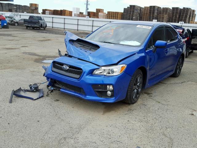 JF1VA1D67F9813319 - 2015 SUBARU WRX PREMIU BLUE photo 2