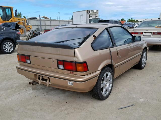 JHMAF5336FS022506 - 1985 HONDA CIVIC 1500 GOLD photo 4