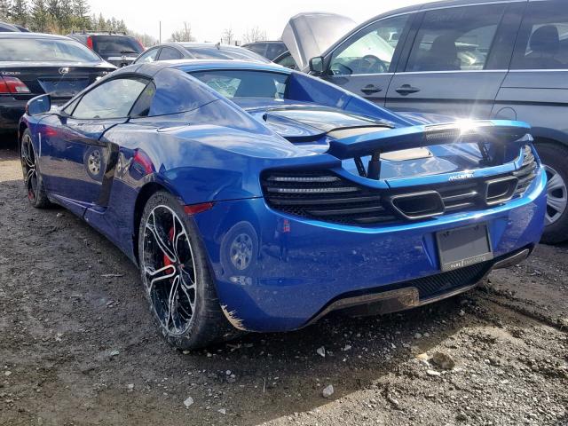 SBM11BAA2DW002377 - 2013 MCLAREN AUTOMOTIVE MP4-12C SP BLUE photo 3