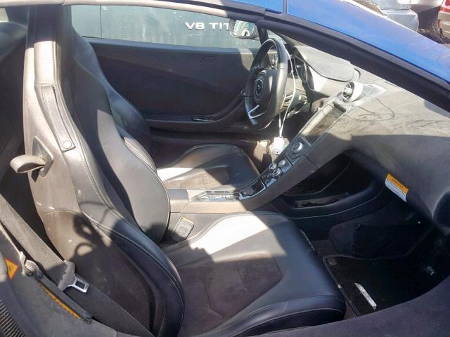 SBM11BAA2DW002377 - 2013 MCLAREN AUTOMOTIVE MP4-12C SP BLUE photo 5