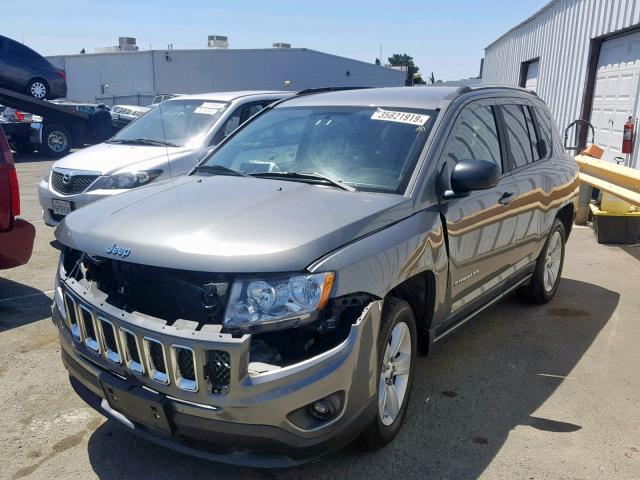 1J4NT1FB9BD248927 - 2011 JEEP COMPASS SP Сұр фото 2