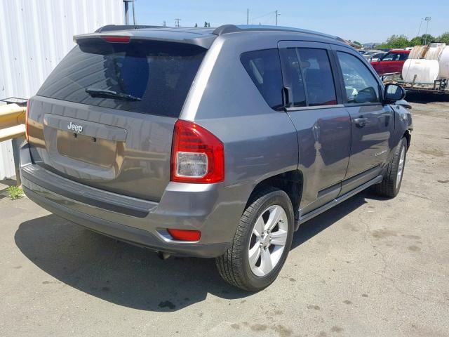 1J4NT1FB9BD248927 - 2011 JEEP COMPASS SP Сұр фото 4