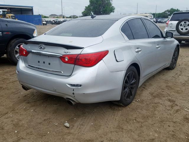 JN1BV7AP2FM334338 - 2015 INFINITI Q50 BASE  photo 4