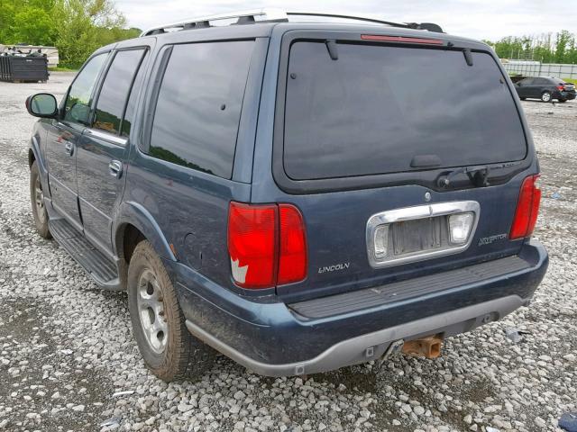 5LMFU28R11LJ26860 - 2001 LINCOLN NAVIGATOR 蓝色 照片 3