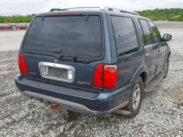 5LMFU28R11LJ26860 - 2001 LINCOLN NAVIGATOR 蓝色 照片 4