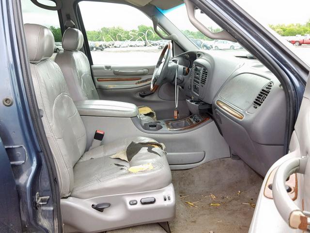 5LMFU28R11LJ26860 - 2001 LINCOLN NAVIGATOR 蓝色 照片 5