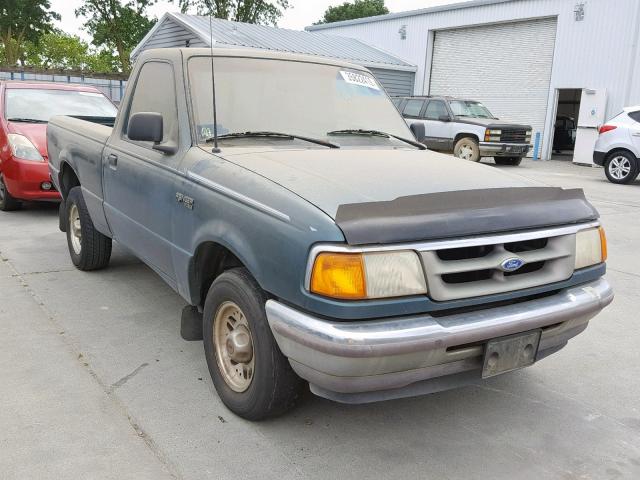 1FTCR10A3STA13814 - 1995 FORD RANGER GREEN photo 1
