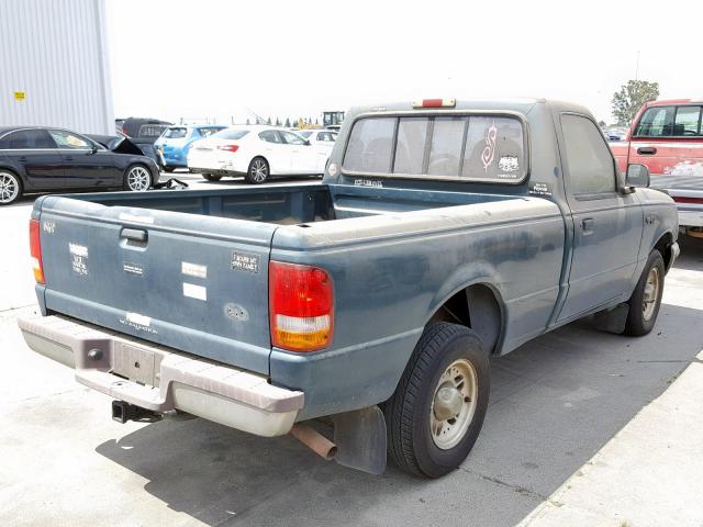 1FTCR10A3STA13814 - 1995 FORD RANGER GREEN photo 4