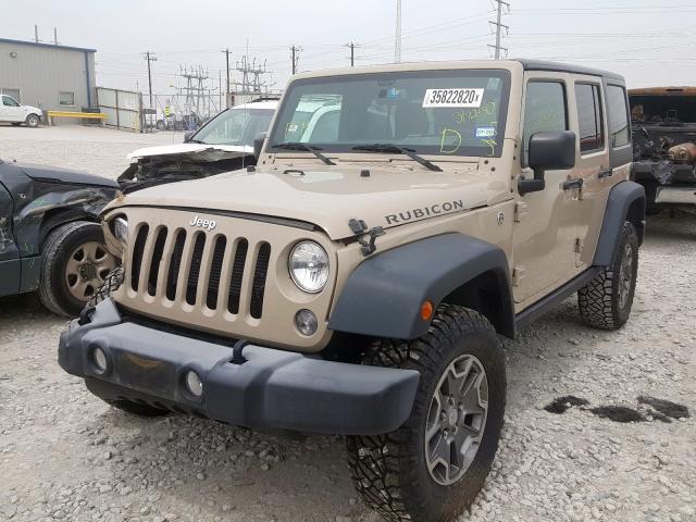 1C4HJWFG6GL317250 - 2016 JEEP WRANGLER UNLIMITED RUBICON  photo 2