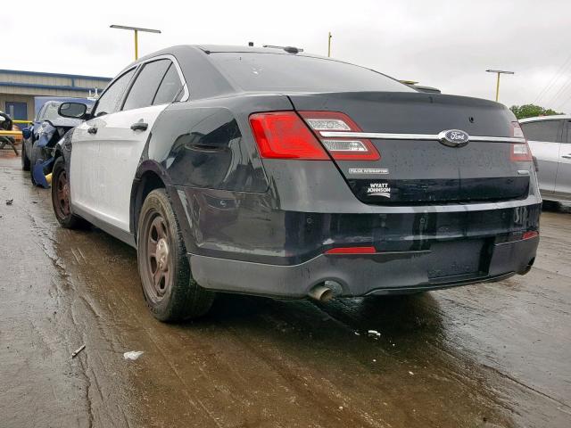 1FAHP2MK2JG117504 - 2018 FORD TAURUS POL BLACK photo 3